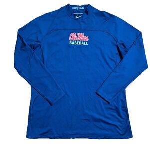 Ole Miss Rebels Nike Pro Shirt Game Used Baseball Practice XL Team Issued 45